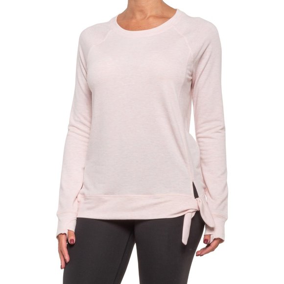 Yogalicious Side Knot Yoga Shirt Sweatshirt Top - Picture 2 of 7